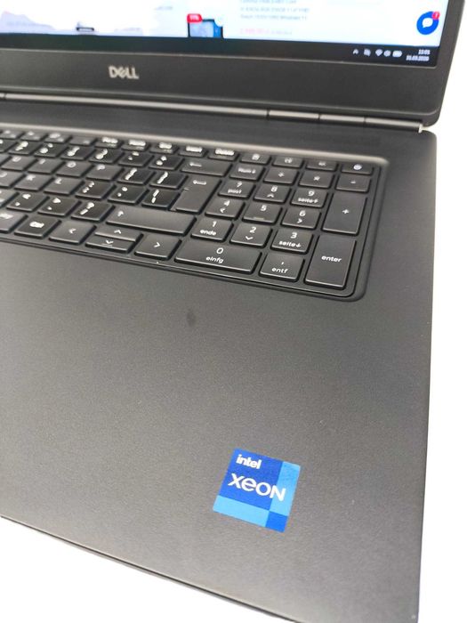 Laptop BIZNESOWY do pracy WorkStation DELL Precision 7760 17,3" XEON 6 rdzeni W-11855M 32GB DDR4 1TB RTX A3000 6GB Windows 11 FV VAT 23% GWARANCJA