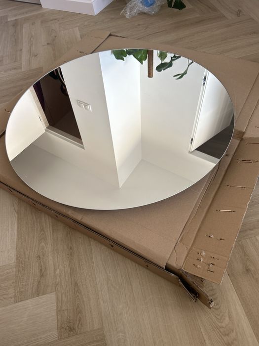 Lustro Podświetlane LED Okrągłe 85 cm Łazienkowe Wodoszczelność IP67