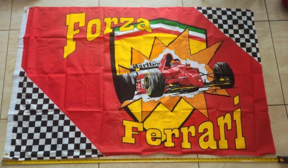 Baner kolekcjonerski flaga Forza Ferrari Formuła 1
