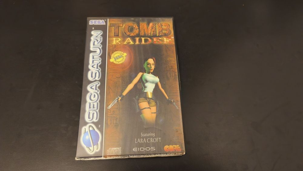 Tomb Raider SEGA Saturn com manual