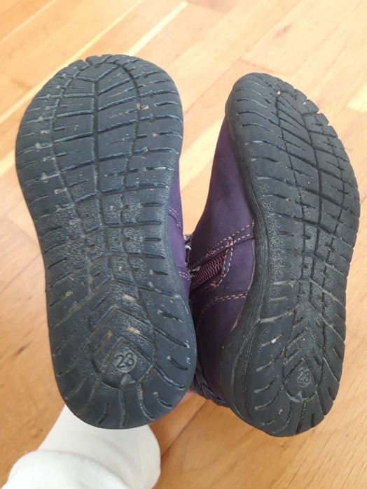 Fioletowe kozaczki Nelli Blu rozm 23