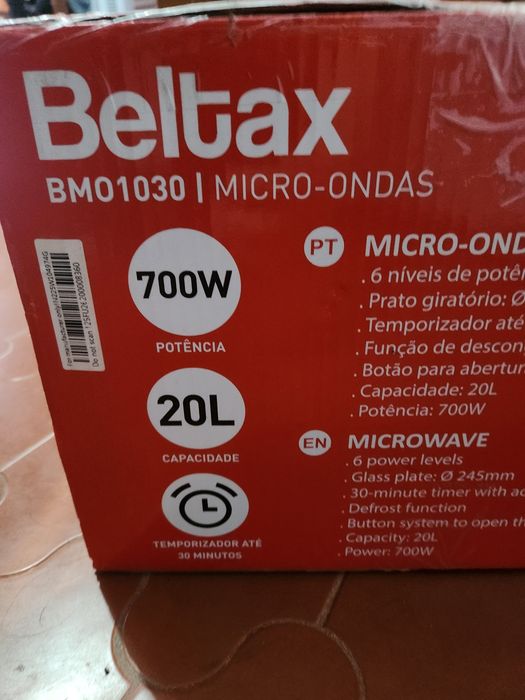 Microondas com Garantia- Nunca usado