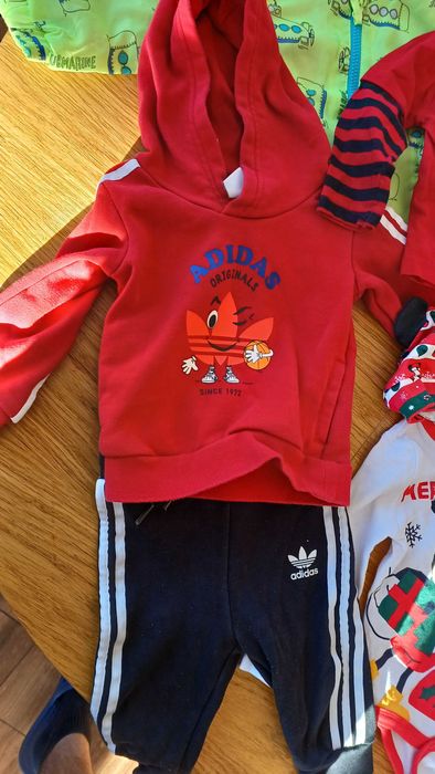 [74cm] Paczka ubranek Adidas s.Oliver ubrań paka komplet zestaw basic