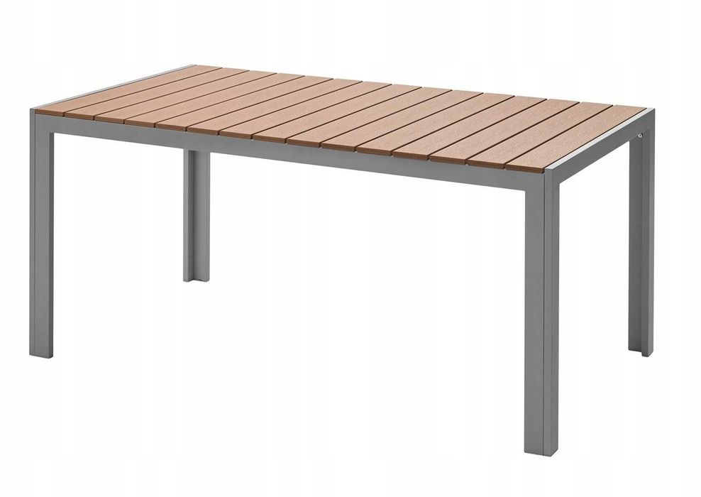 STÓŁ Ogrodowy Kompozytowy Tarasowy Stolik TARAS prostokątny 156 cm