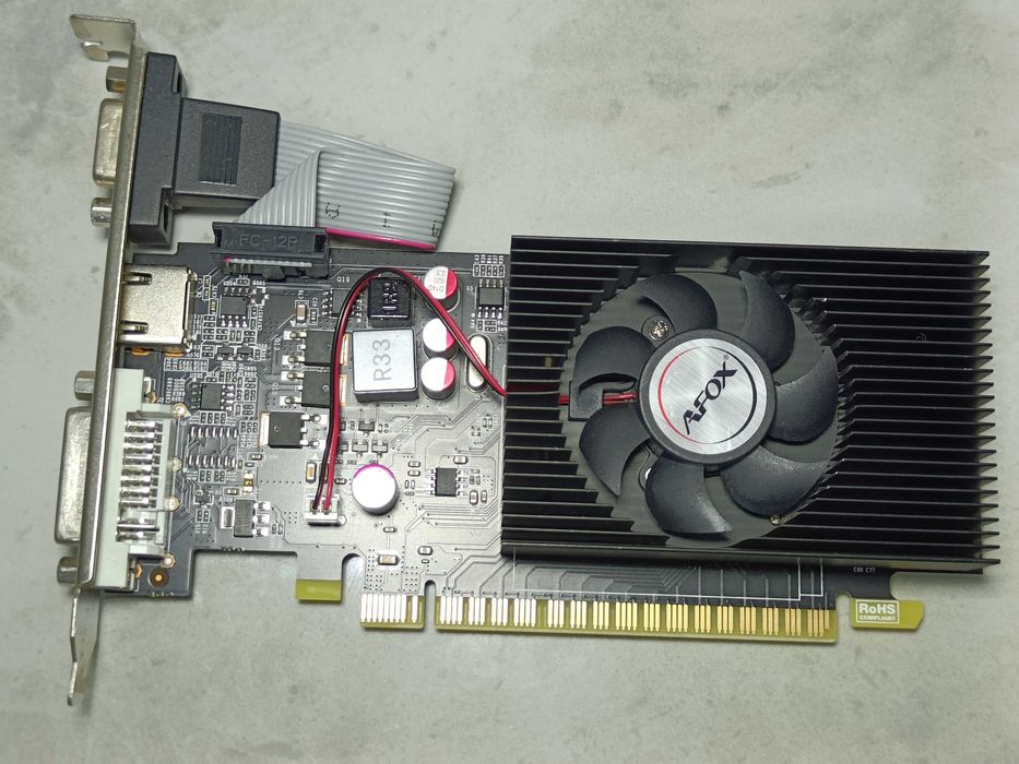 Відеокарта Nvidia AFOX GT730 4GB DVI VGA HDMI у ВІДМІННОМУ Стані