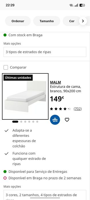 Cama de solteiro