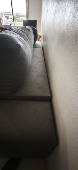 Sofá Chaise Longue cinza