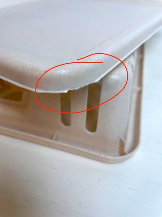 Suszarka do naczyń używana, mikro uszkodzenia BEŻOWA