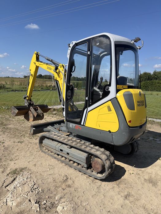 Minikoparka Wacker Neuson ET24, rok 2022 oryginal! Kubota jcb 57