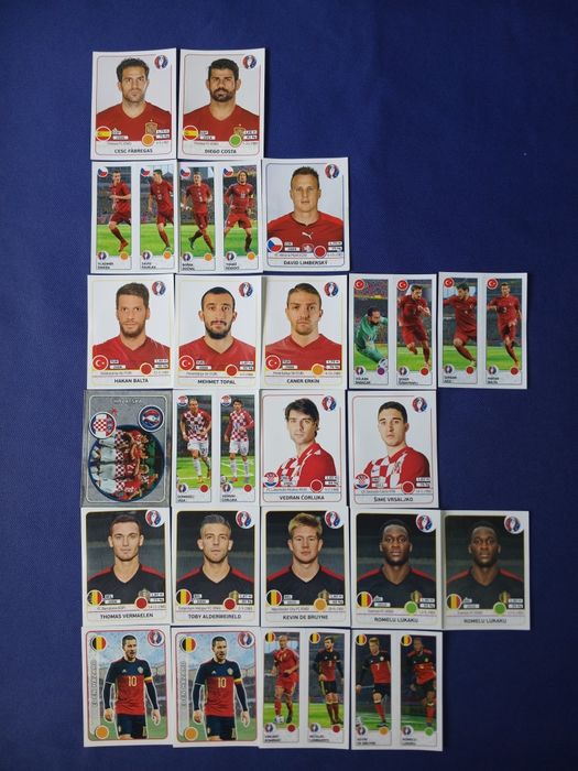 Pack 86 Cromos Stickers Official Panini - Euro 2016 France