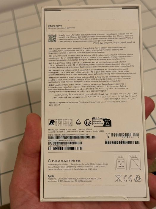 iPhone 16 Pro 256GB Titânio Deserto