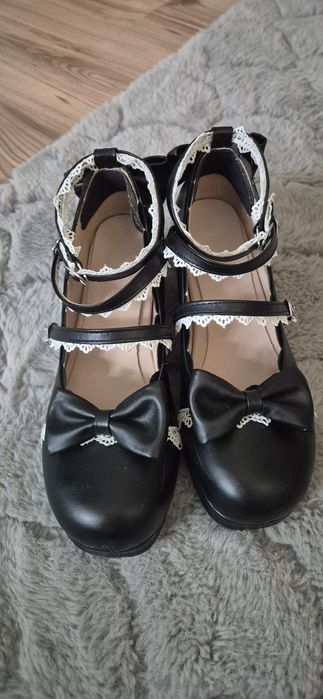 Buty Lolita z kokardkami