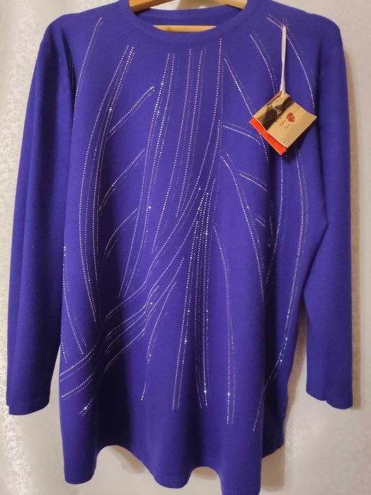 НОВАЯ нарядная женская КОФТА  большой размер  56-58-60