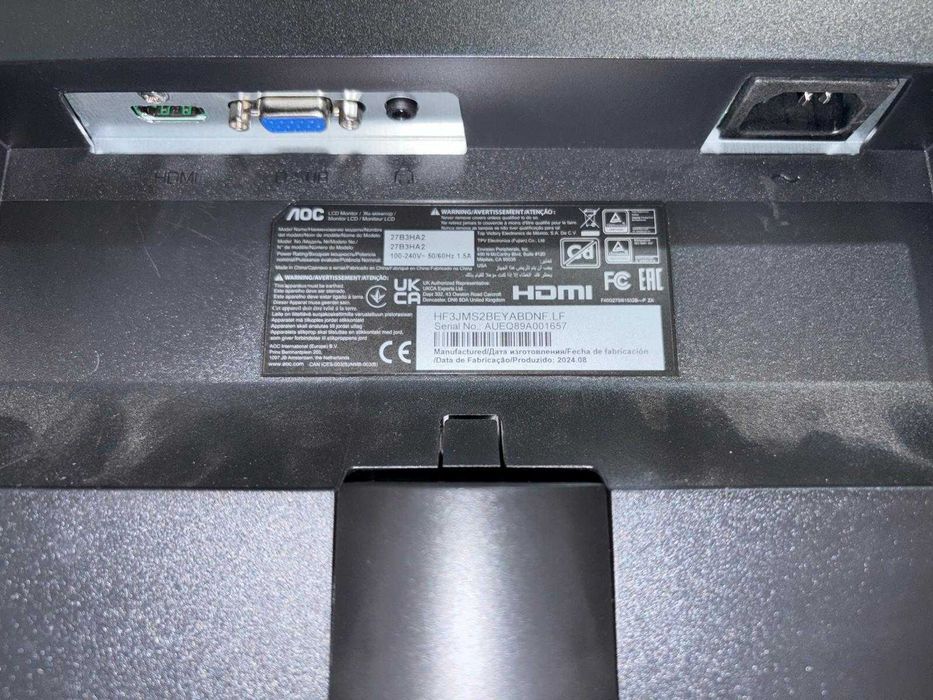Monitor AOC 27B3HA2 (27'' - 1 ms - FHD - 100Hz)