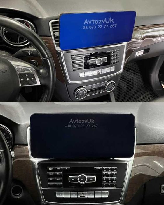 Дисплей Mercedes Benz ML M GL GLS GLE w166 x166 GPS CarPlay Android 16
