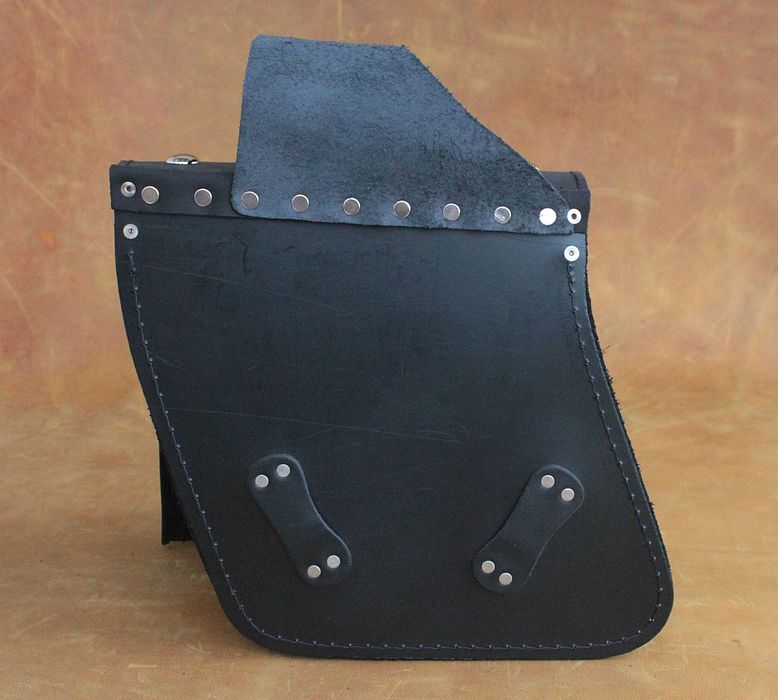 Sakwy S1850C skóra naturalna wyprzedaż motocyklowe boczne kufry SAKO