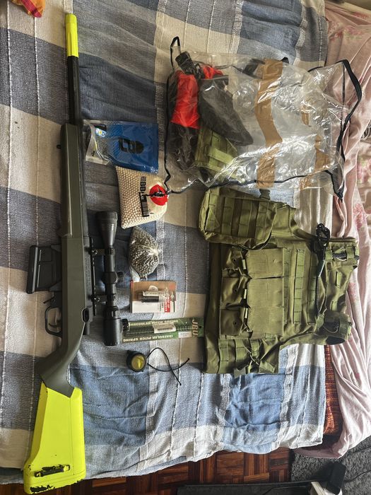 Sniper airsoft +equipamento