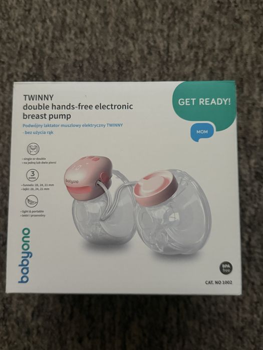 Продам подвійний молоковідсмоктувач BABYONO з гарантією на рік