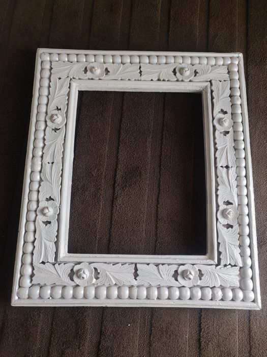 Moldura em Madeira antiga com 69×59 cm