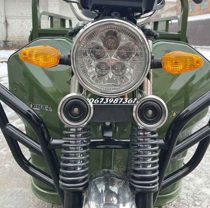 Електро скутер Дозер Dozer Model-5 Запас ходу65км 2000W трицикл Кредит