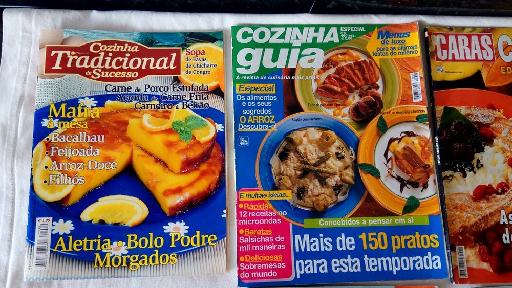 6 Revistas Culinárias. Variadas.