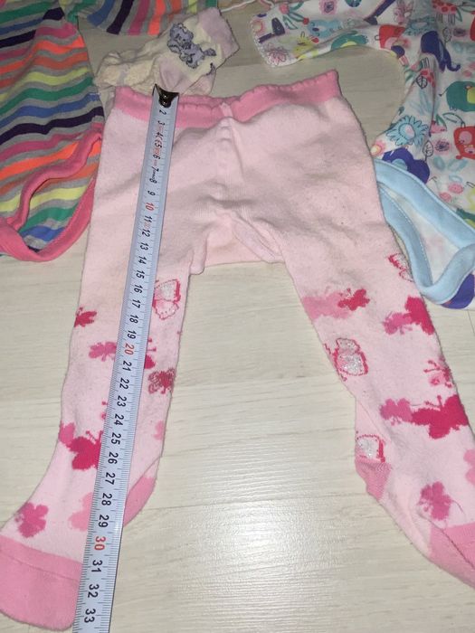 Zestaw body rajstopy skarpetki kaftanik 62