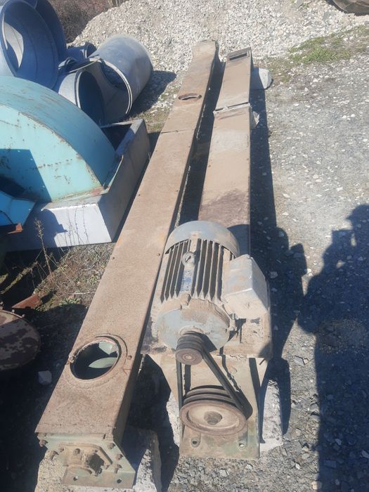 Redler ślimakowy, podajnik poziomy, żmijka 160/ 4 m