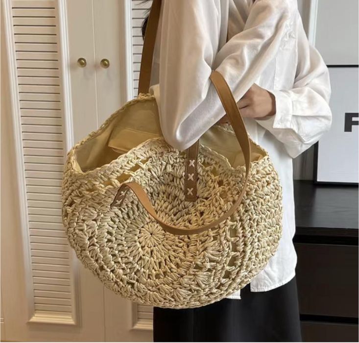 Літня сумка Loewe рафія солома