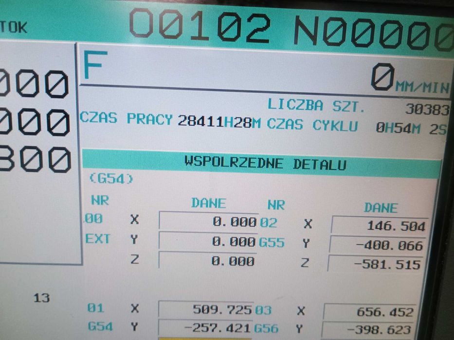 Pionowe centrum obróbcze