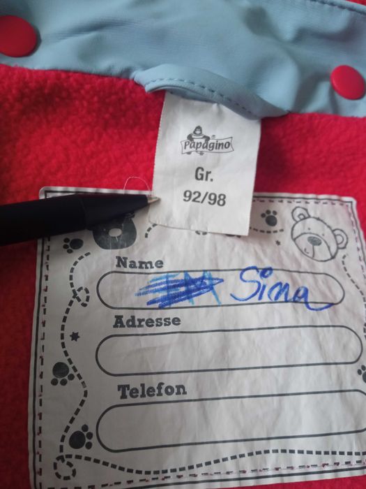 Papagino kurtka dziecięca p/deszczowa ocieplana r 92-98