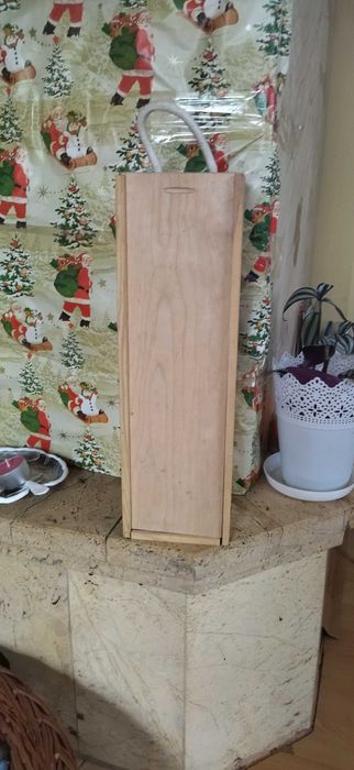 Pudełko na wino  drewniane