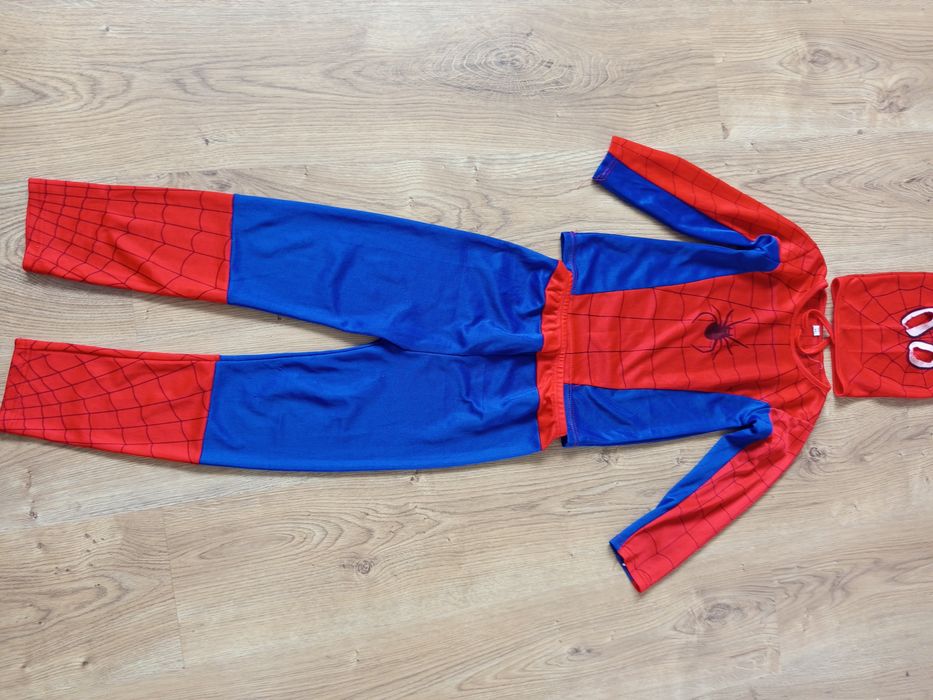 Przebranie strój karnawałowy Spiderman rozmiar 110/116