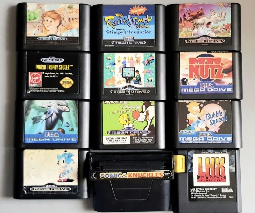 Konsola Sega Mega Drive II + gry