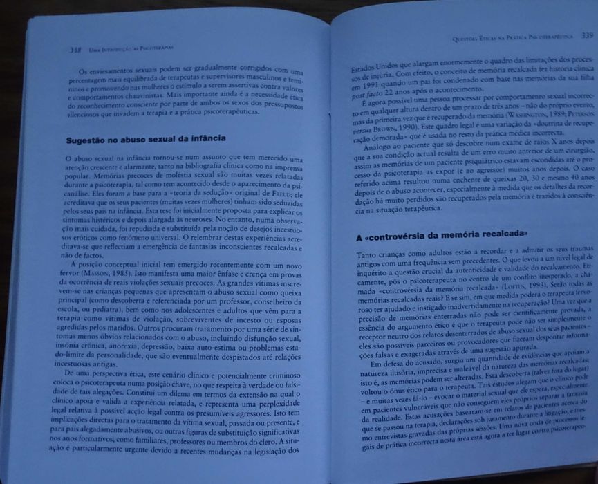 Uma Introdução Às Psicoterapias de Sidney Bloch