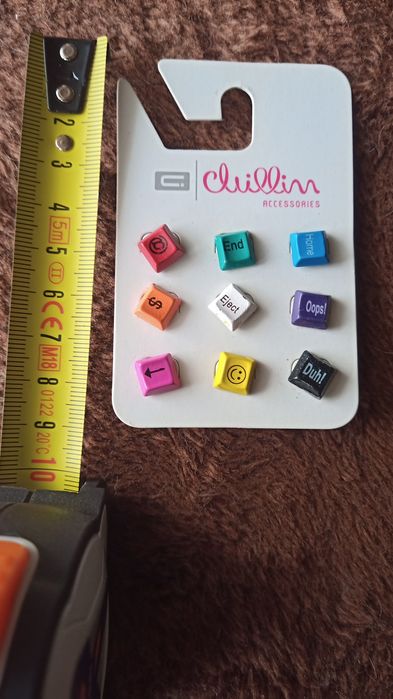 Kolczyki klawisze komputera. Nowe!