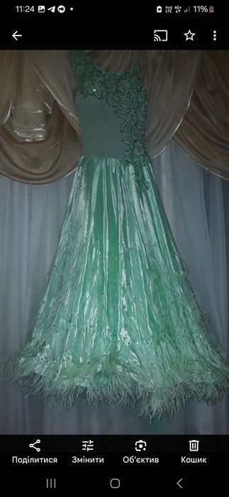 Продам сукню для бальних танців ( стандарт)  на 10-12 років