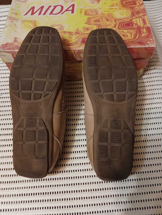 Туфли Мокасины мужские "МИДА", натур. кожа, 38- размер.