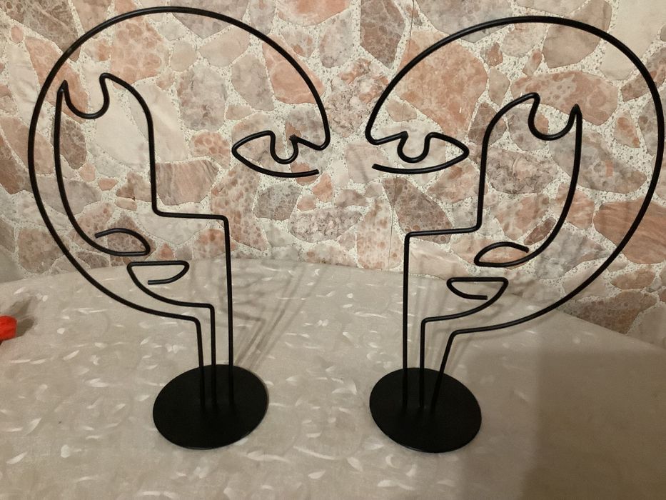 Декор статуетка обличчя  jysk (2шт)