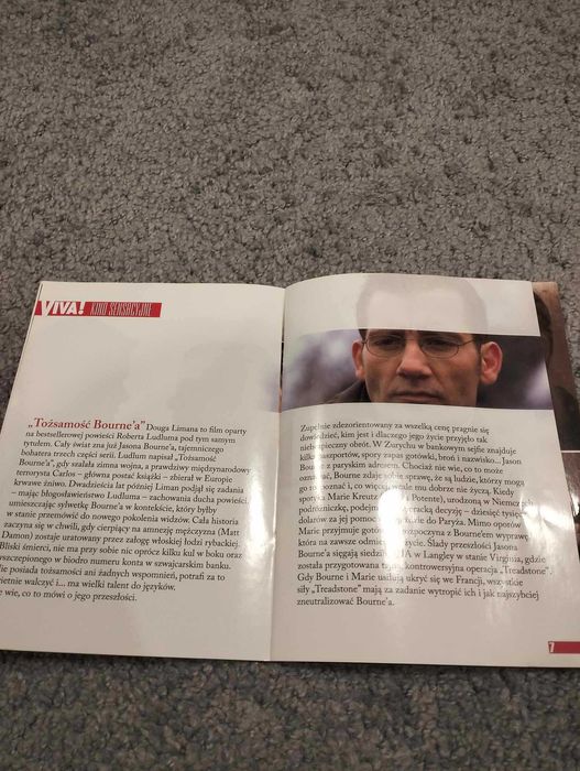 Tożsamość Bourne'a film DVD z książką