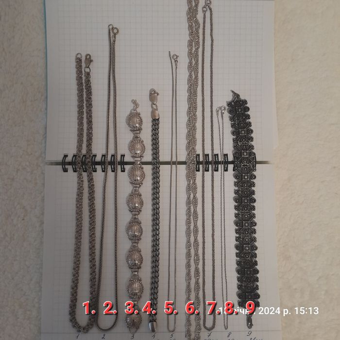 Срібні прикраси радянського періоду