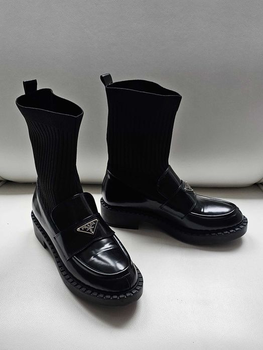 P R A D A luksusowe buciki PREMIUM botki roz 41