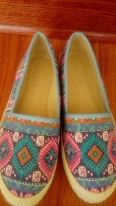 Espadryle r.38 kolorowe