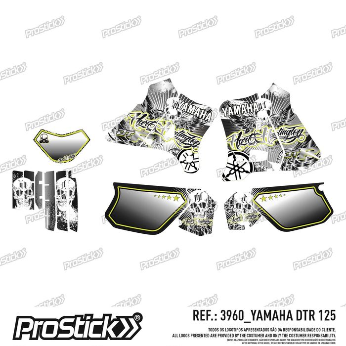 Kit Autocolantes Yamaha  DTR 125