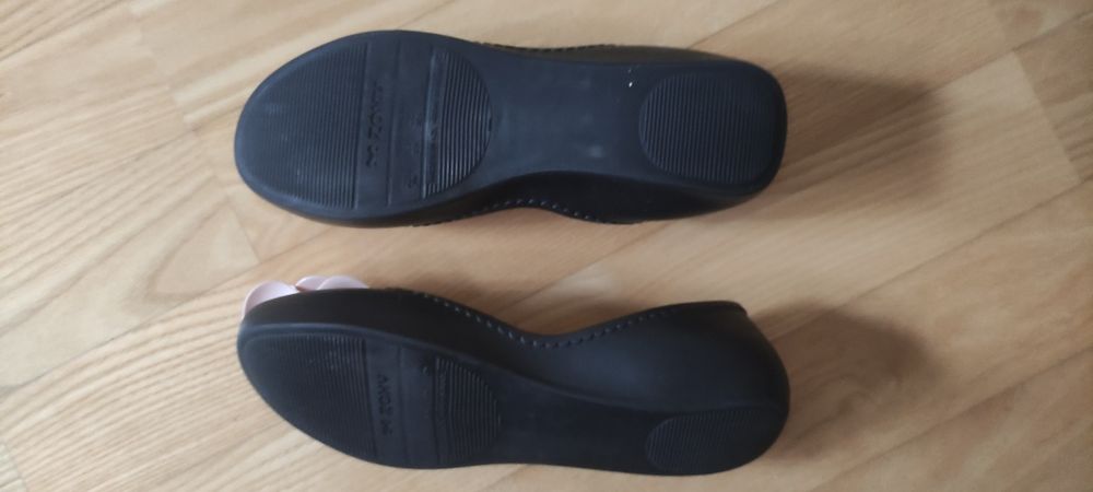 Zaxy 37 czarne z kwiatkiem