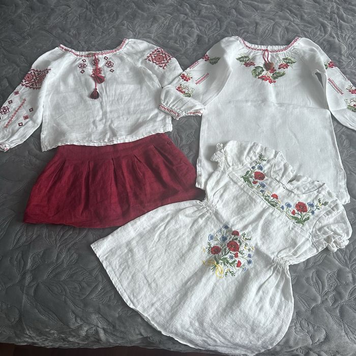 Набір вишиванок для дівчинки 98-104