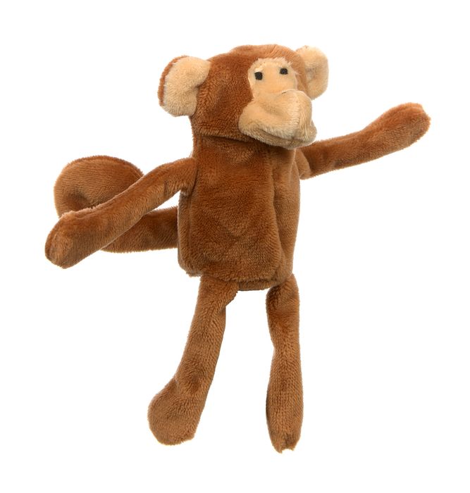 Zestaw pluszowych pacynek na palce małpka krokodyl żyrafa zabawka