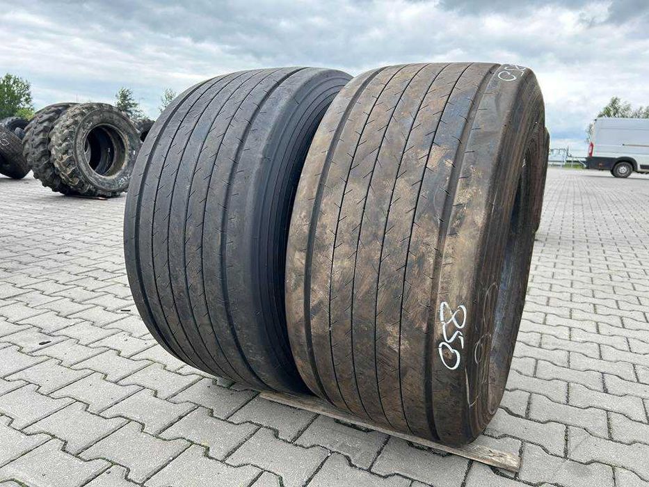 Opony ciężarowe używane naczepa 435/50R19.5 GOODYEAR FUELMAX T 9-11mm