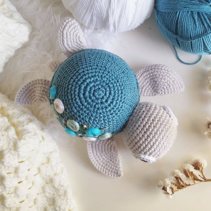 Tartaruga em amigurumi