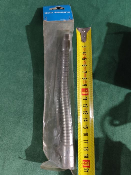 Gęsia szyjka do statywu mikrofonowego. Drobnozwojny gwint.