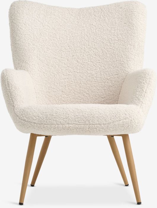 Sofa kanapa i fotel hundested komplet jysk plusz naturalna biel